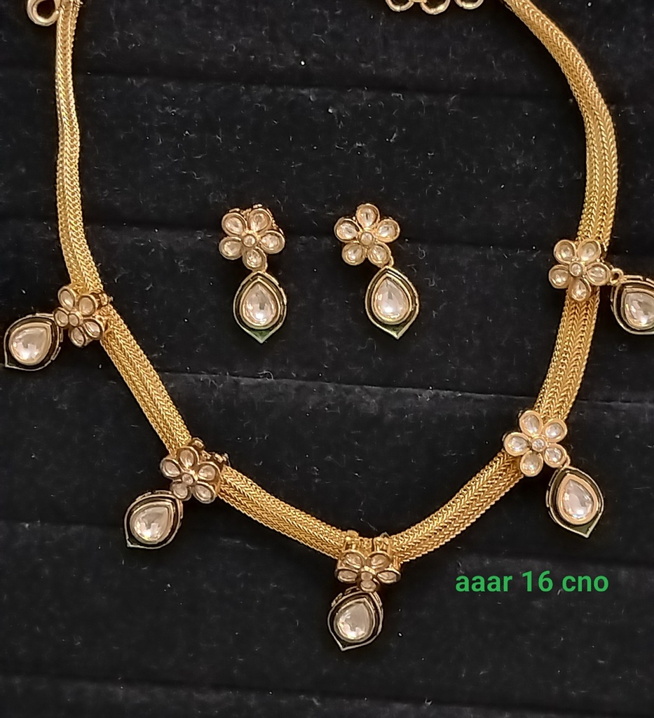 [KUNHEAV106] Ac kundan set aaar 16 cno