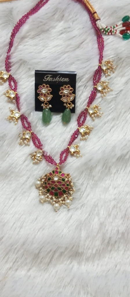 [KUNHEAV111] Js 17 cno jadau kundan set 22