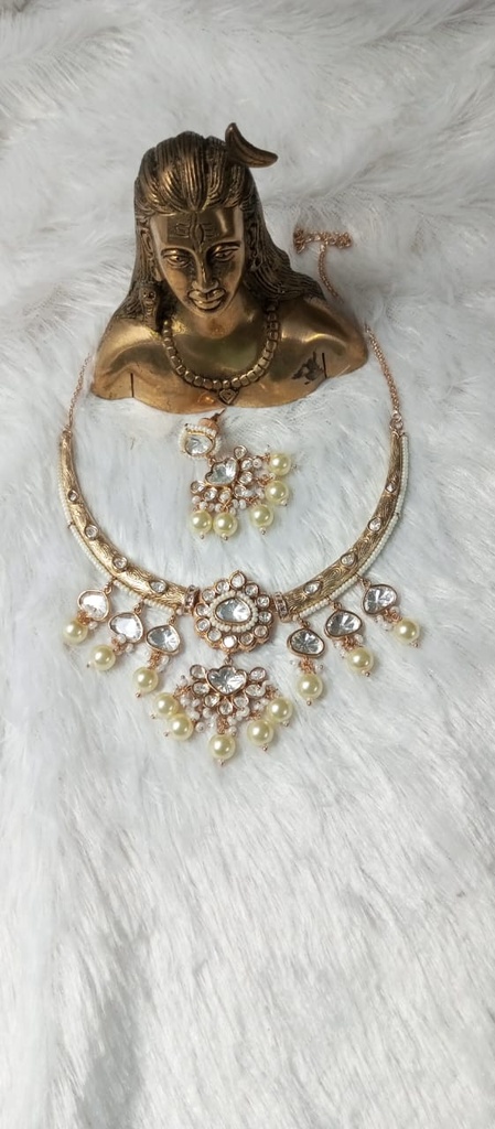 [KUNHEAV53] Sunehari kundan set vaci 27 cno