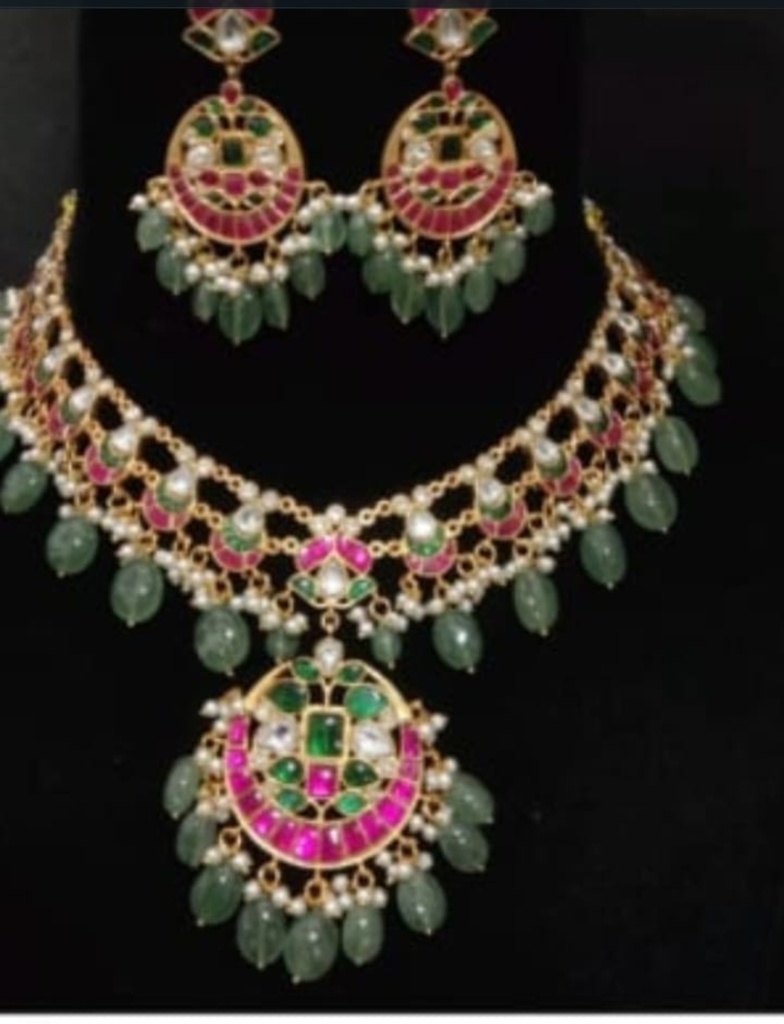 [KUNHEAV72] Real jadau kundan set stsy 58 cno