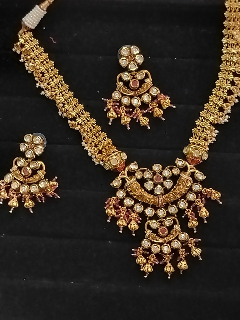 [KUNHEAV92] Ac kundan premium set 55 cno