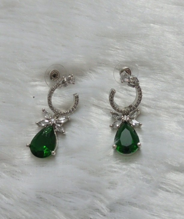 [KUN60] Ad earrings with doublet stone rr 25 cno