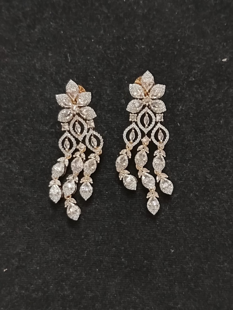 [KUN63] Premium ad earrings gni 9 cno