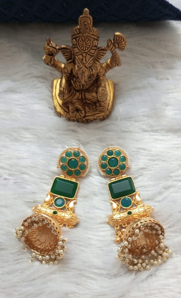 [KUN65] Kashmiri earrings 5 cno