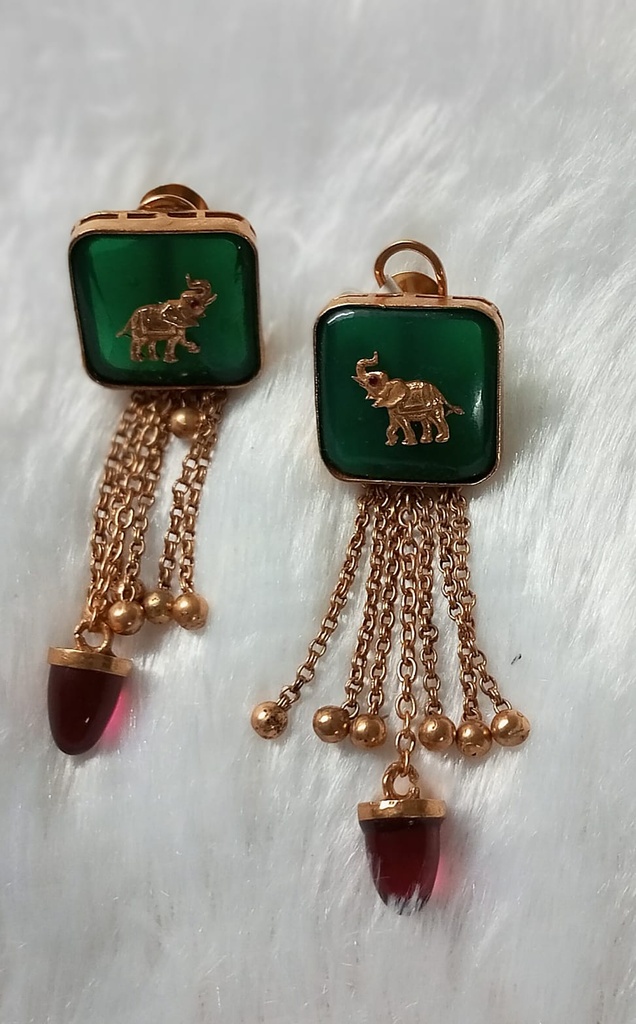 [KUN67] Amrpali earrings aaar 7 cno