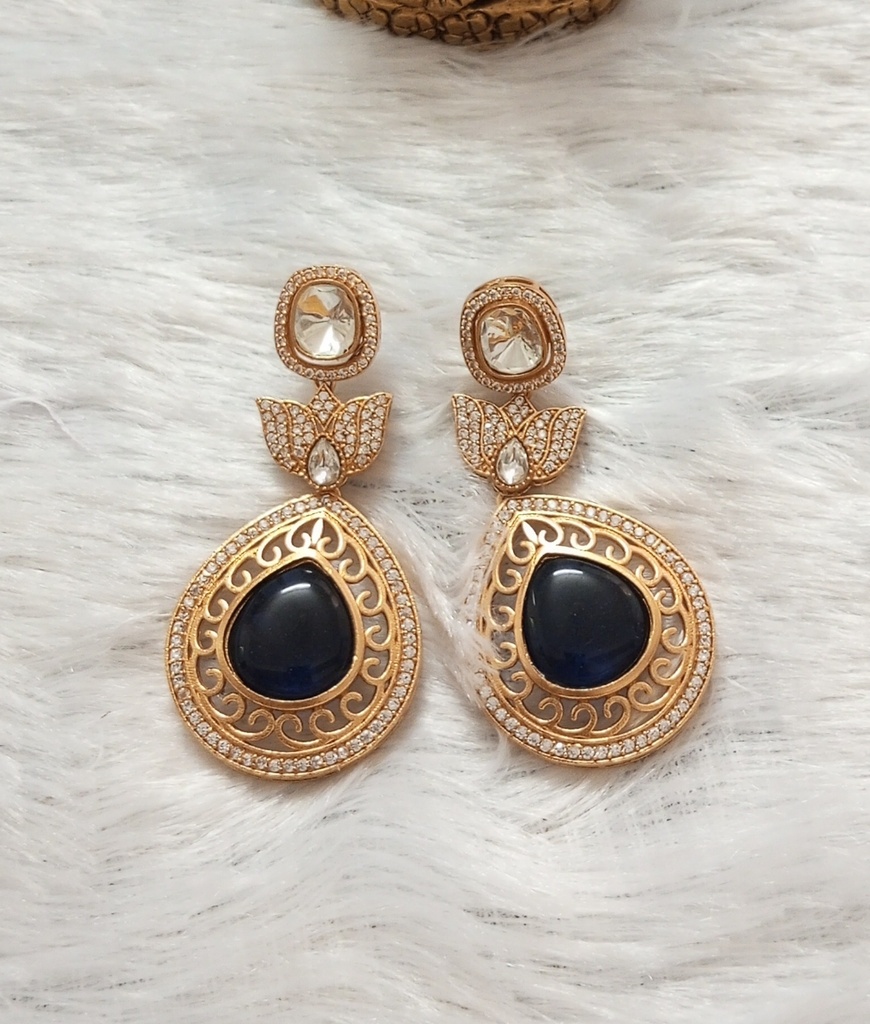 [KUN68] Aamrapali earrings rr 6 cno