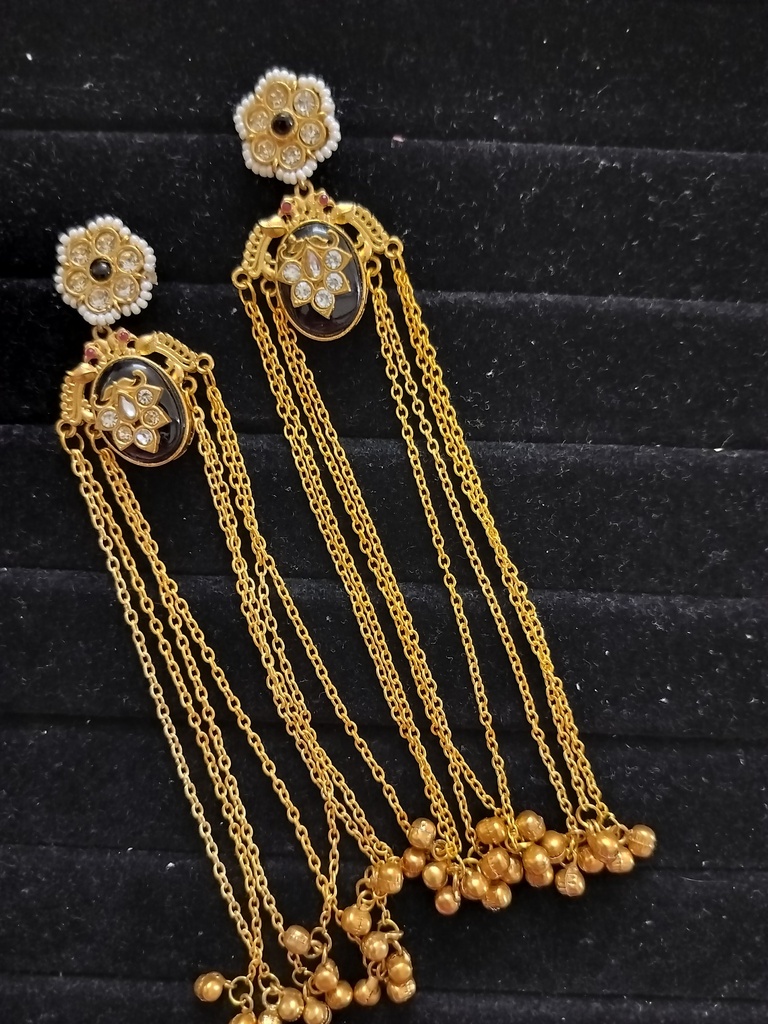[KUN89] Kashmiri earrings se 45 cno