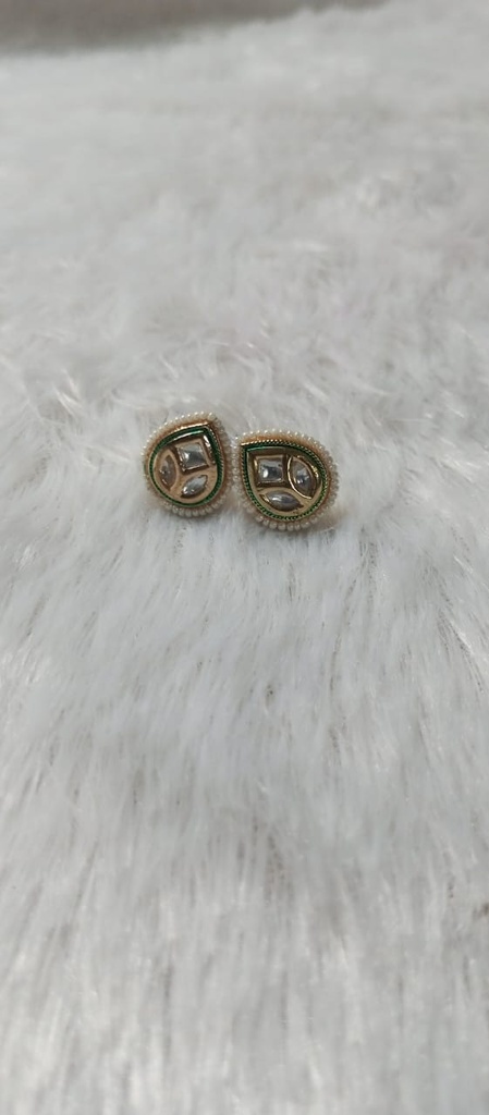 [STUDS15] Kundan stud ju 3 cno
