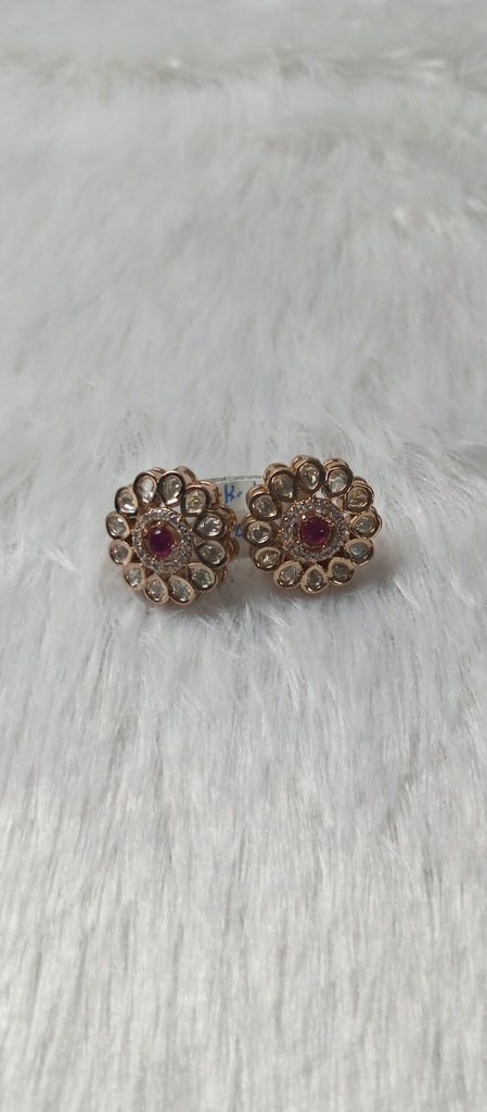 [STUDS20] Tyani kundan stud ak 5 cno