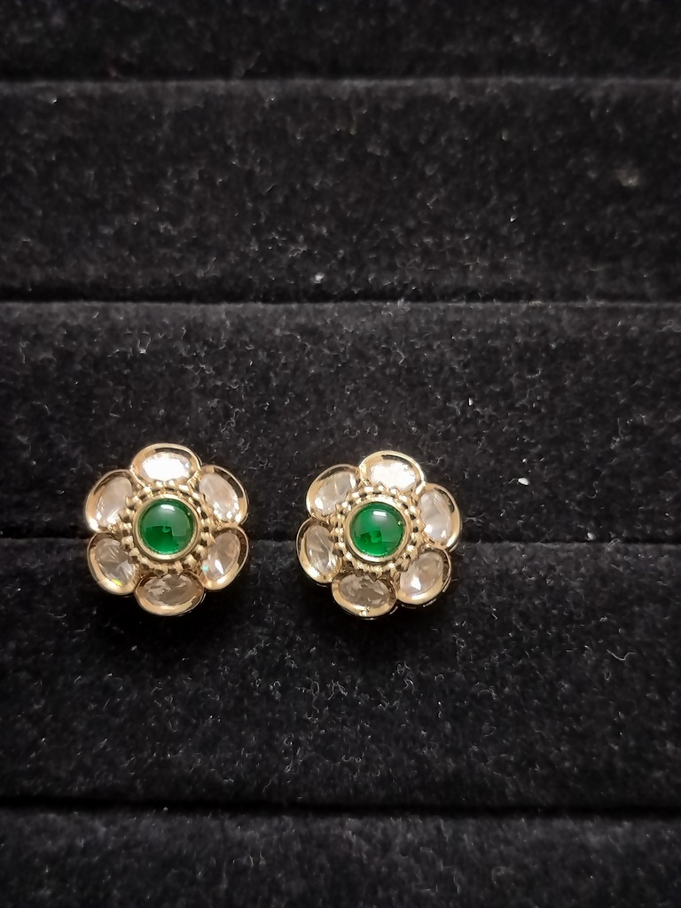 [STUDS40] Tyani kundan stud stsy 5 cno