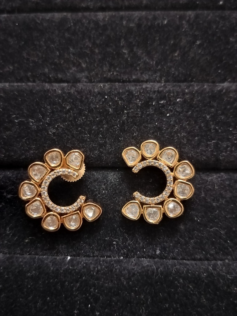 [STUDS42] Tyani kundan stud ak 28 cno