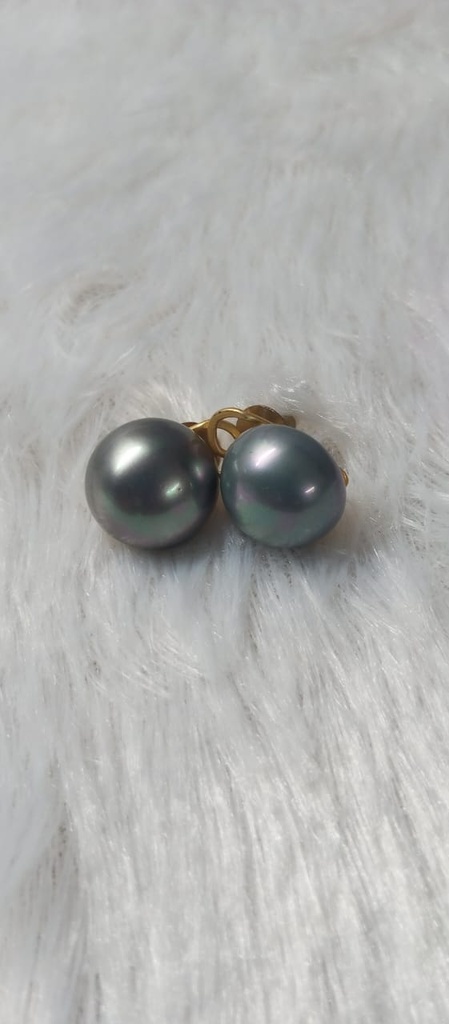 Real shell pearl stud aanvi 5 cno