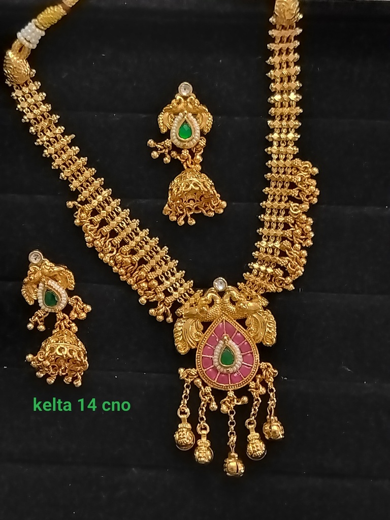 [TEMPJWEL14] Heritage golden set kelta 14 cno