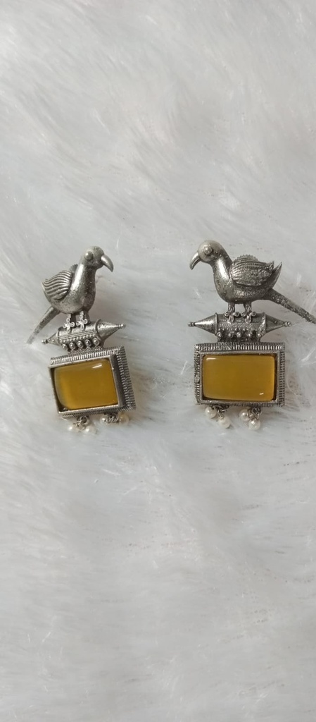 [SILVERREPL25] Monalisa stone earrings se 22 cno