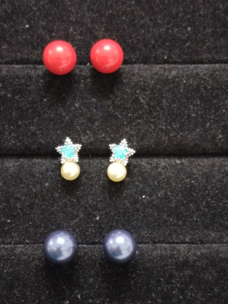 Shell pearl earrings 10 cno