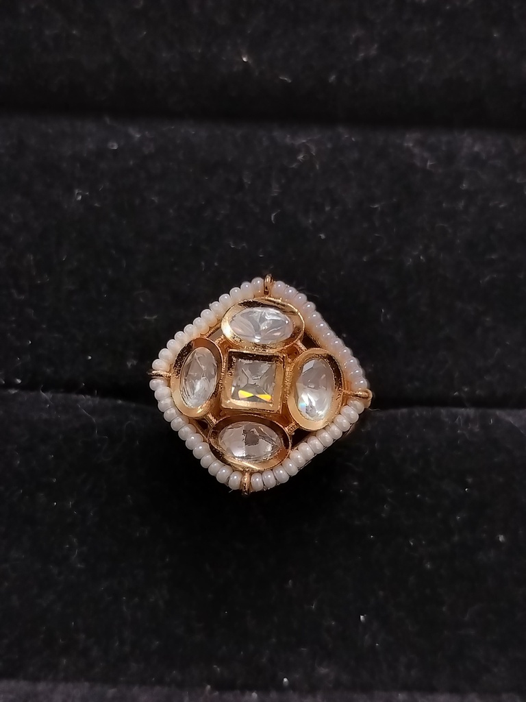 [RINGNATH103] Kundan ring shita 20 cno