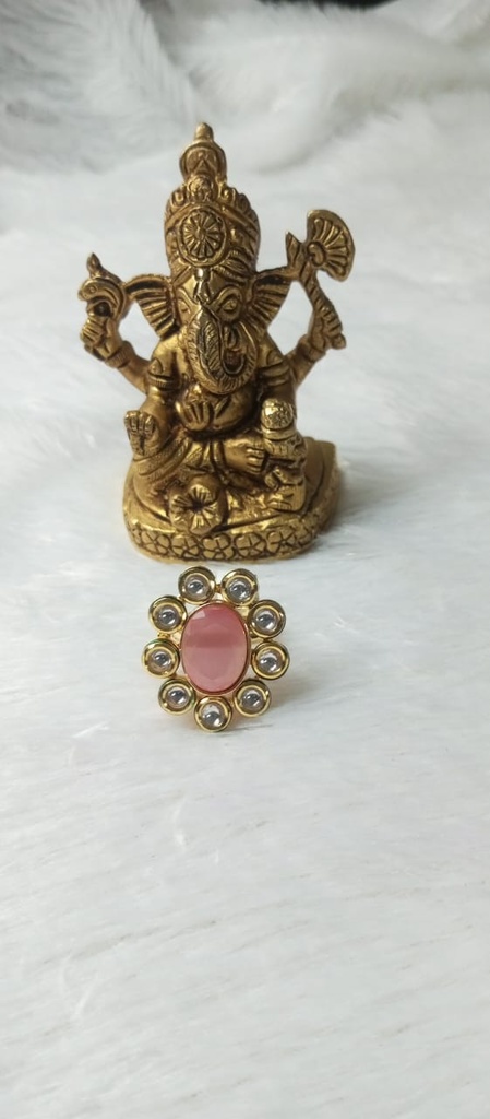 Kundan ring kelta 52 cno