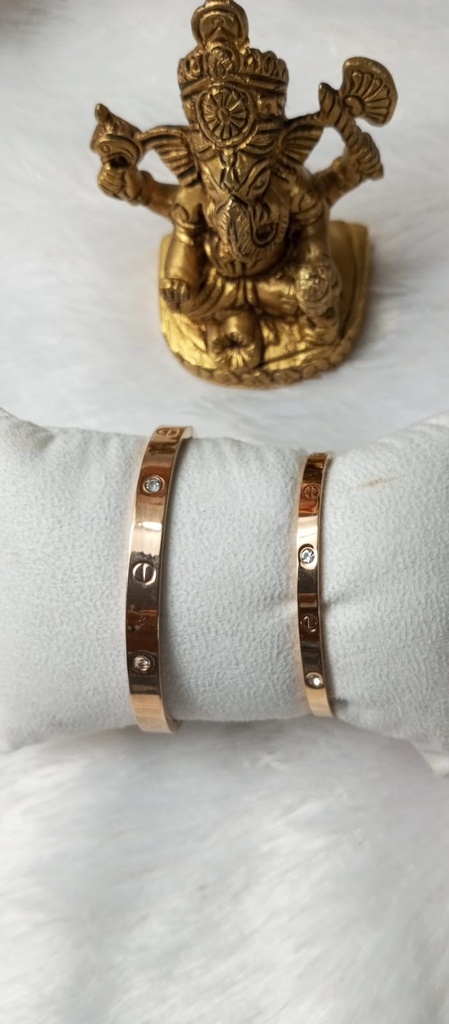 Cartier rose gold polish 2/4 size kelta 10 cno