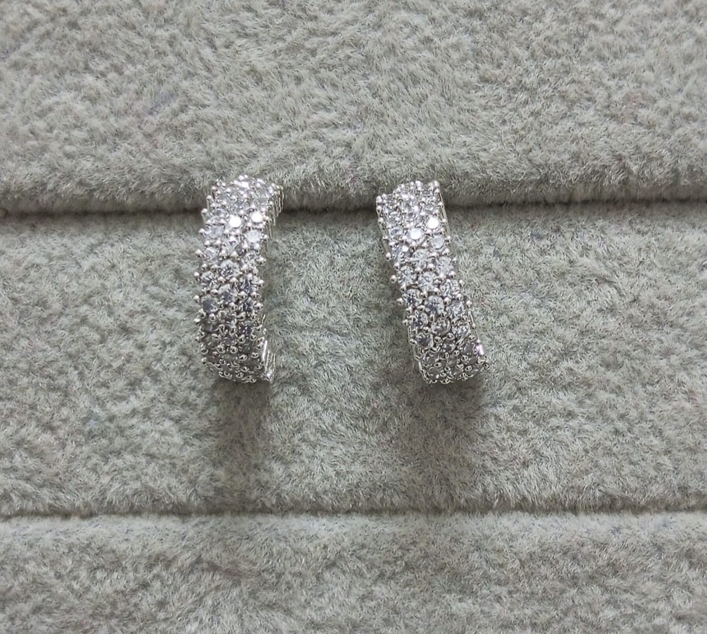 Silver polish bali earrings ju 5 cno