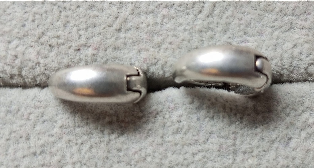 [BALI6] Silver polish bali earrings ju 25