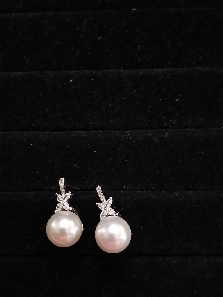 Pearl earrings ri 15 cno