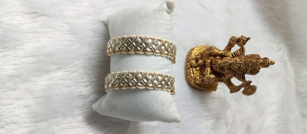 [BAN11] Premium kundan bangle one pcs kelta 13