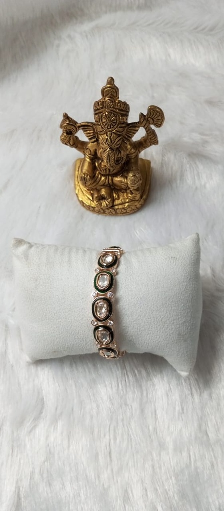 [BAN3] Sunehari kundan bangle one pcs vaci 7
