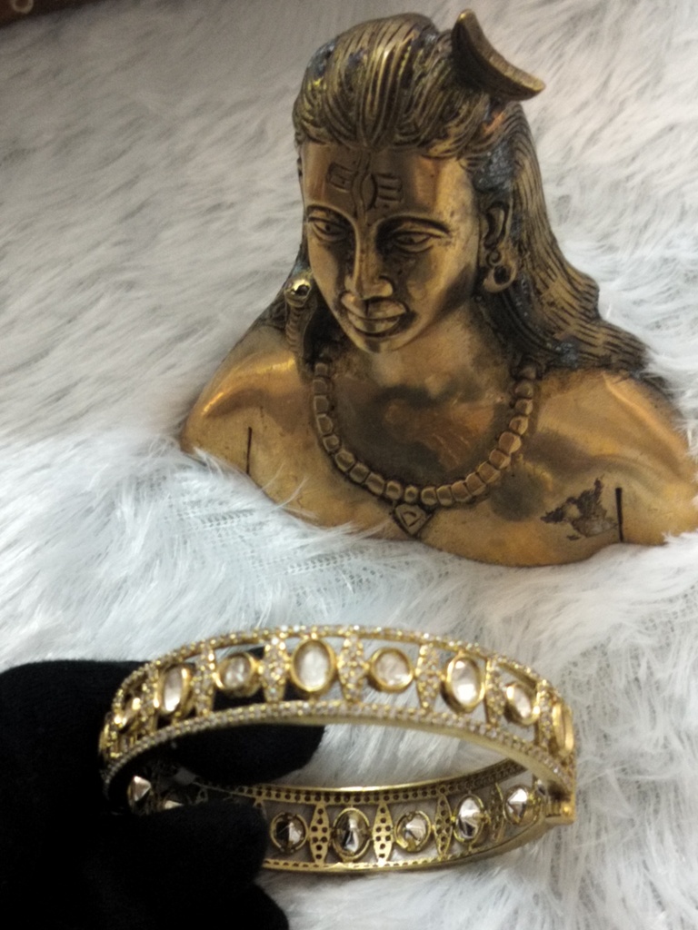 Kundan bangles rr 7 cno