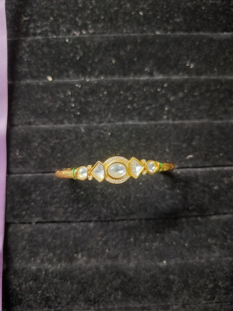 [BRAC126] Ac kundan bracelet kelta 8