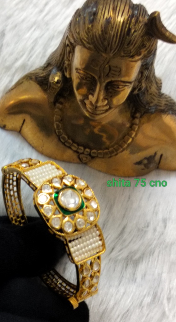 [BRAC143] Premium kundan bracelet shita 75