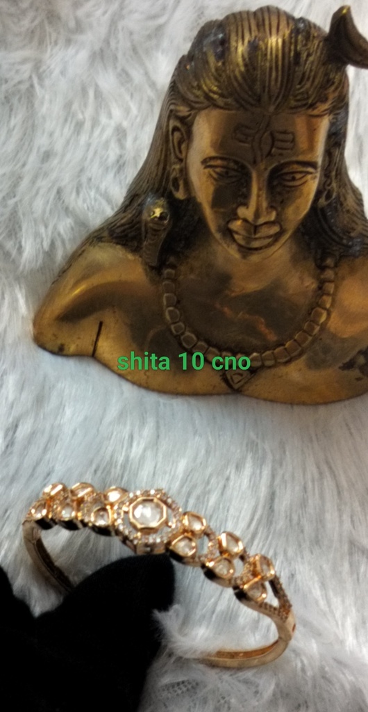 Kundan brass bracelet shita 10 cno