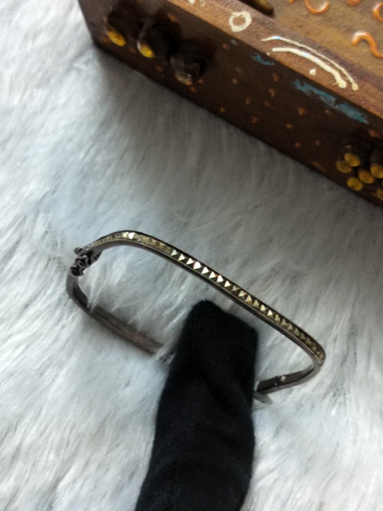 92.5 silver 19 cno 249 antique polish bracelet