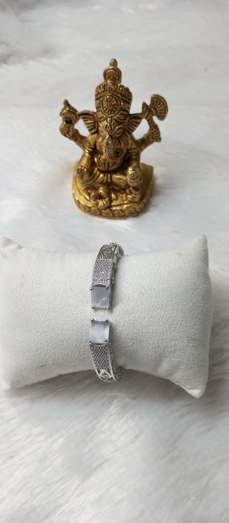 [BRAC28] Platinum polish bracelet wetr 55