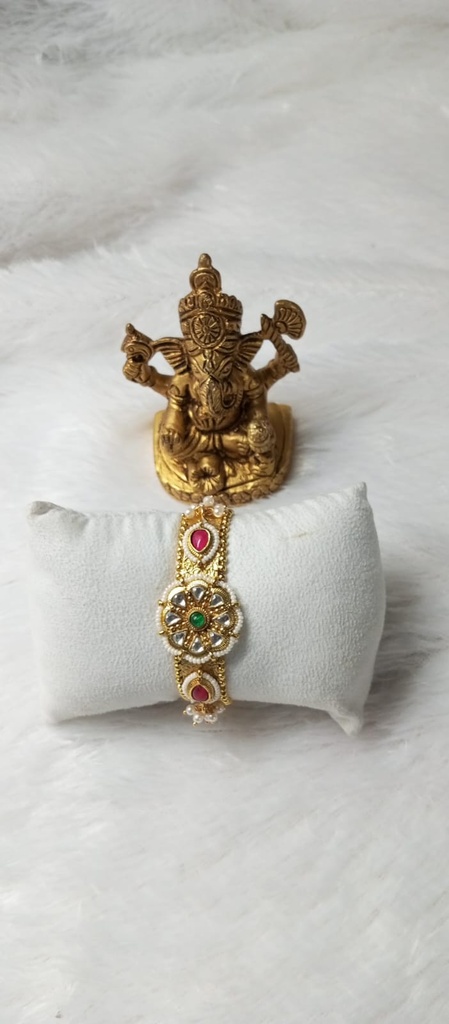 Kundan brass bracelet Abhta 6