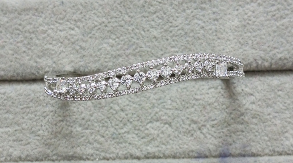 [BRAC97] Silver polish ad bracelet kelta 23