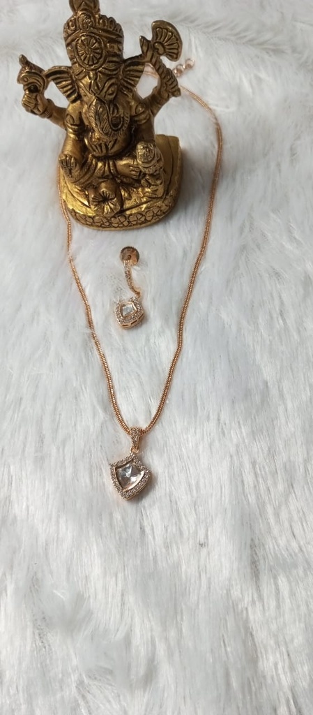 [DELPEN10] Tyani kundan pendant set ak 45