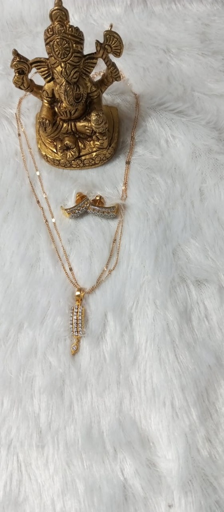 [DELPEN11] Bengali settings pendant set ju 12