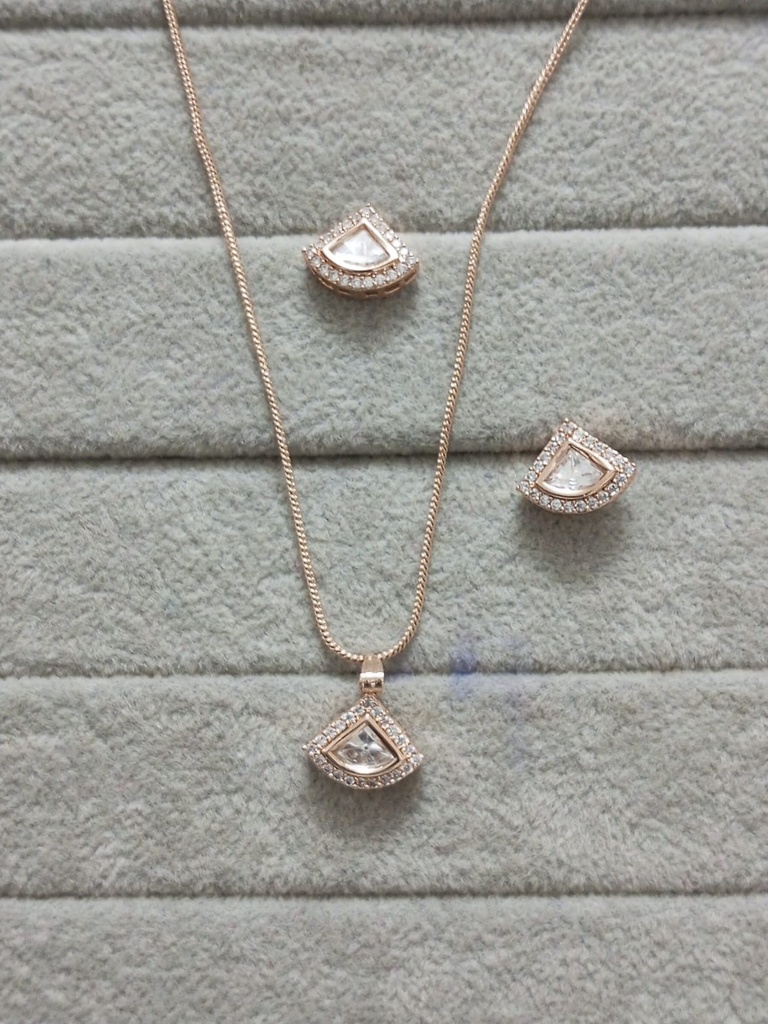 [DELPEN65] Kundan pendant set ak 25 cno