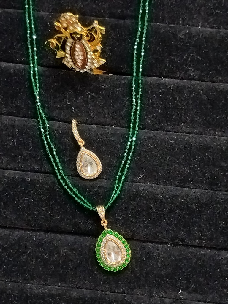 Mozonite pendant set gni 12 cno
